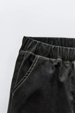 Niños ZARA 1½ - 6 Años·Pantalones / Leggings|6 - 18 Meses·Pantalones / Leggings<PANTALÓN PINZAS PESPUNTES