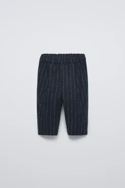 Niños ZARA 6 - 18 Meses·Pantalones / Leggings<PANTALÓN PINZAS RAYA