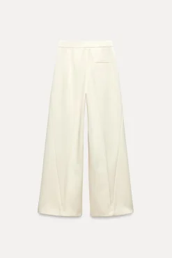 Fashion PANTALÓN PINZAS SATINADO Mujer Pantalones