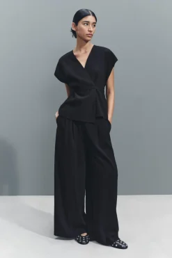 Sale PANTALÓN PINZAS TOBILLERO ZW COLLECTION Mujer Pantalones