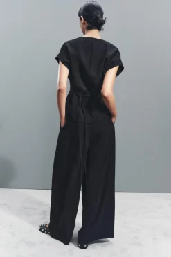 Sale PANTALÓN PINZAS TOBILLERO ZW COLLECTION Mujer Pantalones