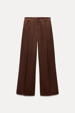 Online PANTALÓN PLIEGUES Mujer Pantalones