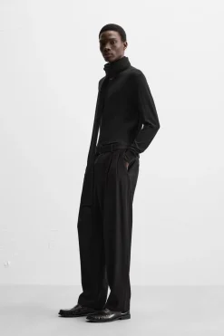 Sale PANTALÓN PLIEGUES CINTURÓN Hombre Pantalones