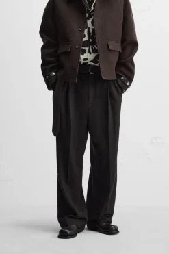 Discount PANTALÓN PLIEGUES CINTURÓN X NANUSHKA Hombre Pantalones