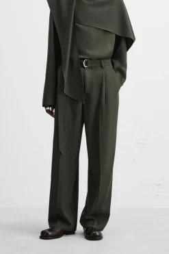 Hot PANTALÓN PLIEGUES CINTURÓN X NANUSHKA Hombre Pantalones