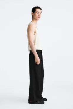 Discount PANTALÓN PLISADO Hombre Pantalones