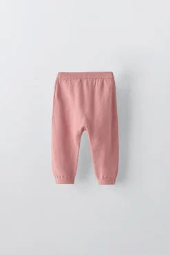 Niños ZARA 0 - 6 Meses·Punto|0 - 6 Meses·Leggings / Polainas<PANTALÓN PUNTO CON LANA
