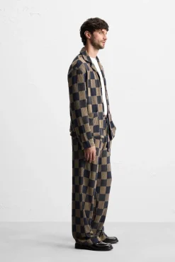 Online PANTALÓN PUNTO CUADROS Hombre Pantalones