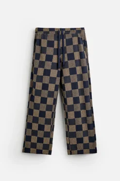 Online PANTALÓN PUNTO CUADROS Hombre Pantalones