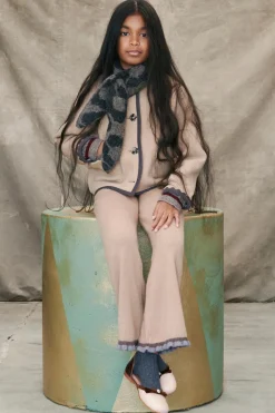 Niños ZARA 6 - 14 Años·Punto|6 - 14 Años·Pantalones<PANTALÓN PUNTO ONDAS CONTRASTE LIMITED EDITION