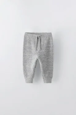 Niños ZARA 6 - 18 Meses·Conjuntos|6 - 18 Meses·Punto<PANTALÓN PUNTO PERLADO