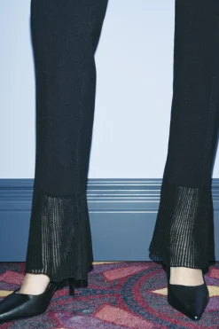 Clearance PANTALÓN PUNTO RIB Mujer Pantalones|Lenceria