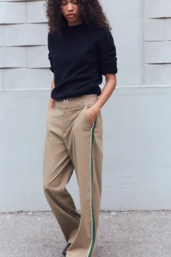 Hot PANTALÓN RAYA DIPLOMÁTICA BOXER Mujer Pantalones