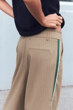 Hot PANTALÓN RAYA DIPLOMÁTICA BOXER Mujer Pantalones