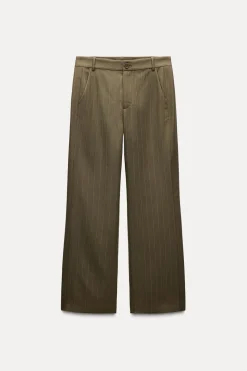 Hot PANTALÓN RAYA DIPLOMÁTICA CON LANA ZW COLLECTION Mujer Pantalones