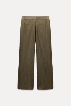 Hot PANTALÓN RAYA DIPLOMÁTICA CON LANA ZW COLLECTION Mujer Pantalones