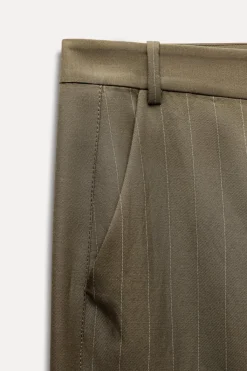 Hot PANTALÓN RAYA DIPLOMÁTICA CON LANA ZW COLLECTION Mujer Pantalones