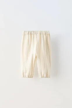 Niños ZARA 6 - 18 Meses·Conjuntos|6 - 18 Meses·Pantalones / Leggings<PANTALÓN RAYAS BAMBULA