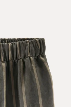 Discount PANTALÓN RAYAS BOTONES LATERALES Mujer Pantalones|Lenceria