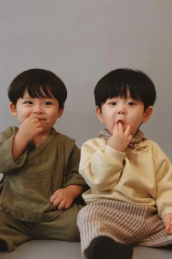 Niños ZARA 6 - 18 Meses·Pantalones / Leggings<PANTALÓN RAYAS CORDÓN