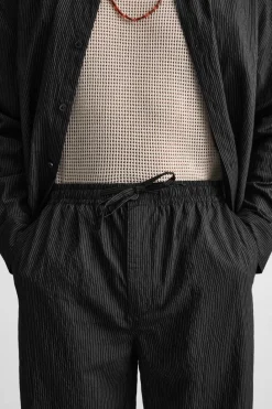 Sale PANTALÓN RAYAS MEZCLA MODAL Hombre Pantalones