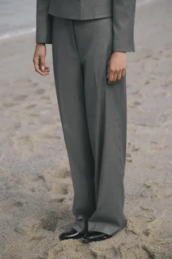 New PANTALÓN RECTO Mujer Pantalones