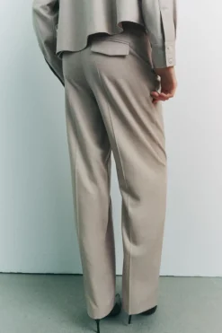 Fashion PANTALÓN RECTO Mujer Pantalones