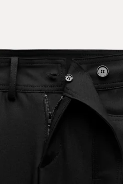 Discount PANTALÓN RECTO BAJO VUELTA Mujer Pantalones