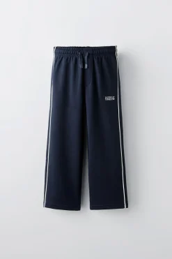 Niños ZARA 6 - 14 Años·Pantalones|6 - 14 Años·Deporte / Chándal<PANTALÓN RECTO BORDADO