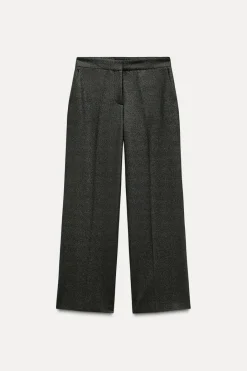 Clearance PANTALÓN RECTO BRILLO Mujer Pantalones