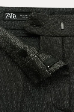 Clearance PANTALÓN RECTO BRILLO Mujer Pantalones