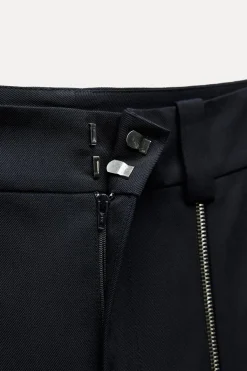 Best PANTALÓN RECTO CREMALLERAS ZW COLLECTION Mujer Pantalones