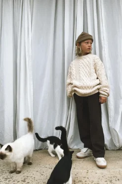 Niños ZARA 6 - 14 Años·Pantalones<PANTALÓN RECTO CUADROS