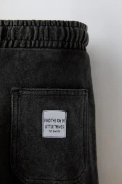 Niños ZARA 6 - 14 Años·Pantalones<PANTALÓN RECTO EFECTO LAVADO