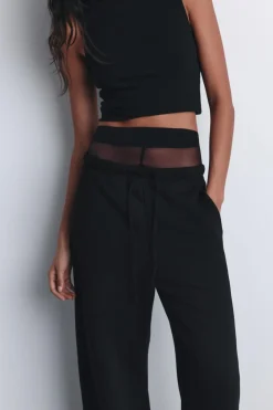 Outlet PANTALÓN RECTO FELPA Mujer Pantalones|Sudaderas / Joggers