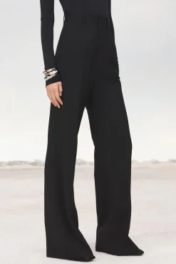 Outlet PANTALÓN RECTO LANA 100% LIMITED EDITION Mujer Pantalones