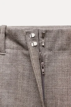 New PANTALÓN RECTO LANA 100% ZW COLLECTION Mujer Pantalones