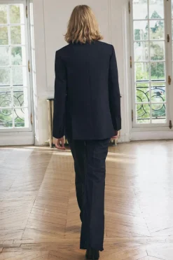 Online PANTALÓN RECTO LANA 100% ZW COLLECTION Mujer Pantalones