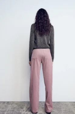 Outlet PANTALÓN RECTO PANA Mujer Pantalones