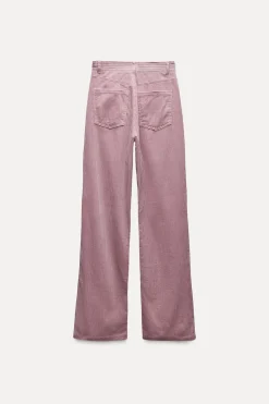 Outlet PANTALÓN RECTO PANA Mujer Pantalones