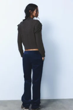 Outlet PANTALÓN RECTO PANA Mujer Pantalones