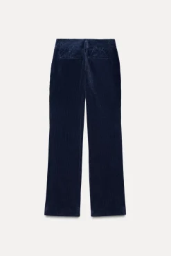 Outlet PANTALÓN RECTO PANA Mujer Pantalones