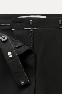 Clearance PANTALÓN RECTO PESPUNTES ZW COLLECTION Mujer Pantalones