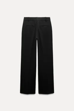 Discount PANTALÓN RECTO PINZAS Mujer Pantalones