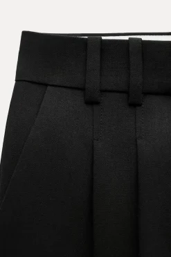 Discount PANTALÓN RECTO PINZAS Mujer Pantalones