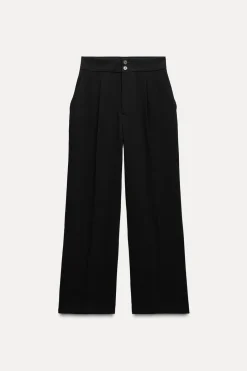 Sale PANTALÓN RECTO PINZAS ZW COLLECTION Mujer Pantalones