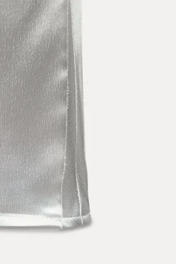 Outlet PANTALÓN RECTO SATINADO Mujer Pantalones