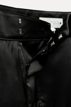 Outlet PANTALÓN RECTO SATINADO ZW COLLECTION Mujer Pantalones