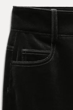 Online PANTALÓN RECTO TERCIOPELO ZW COLLECTION Mujer Pantalones