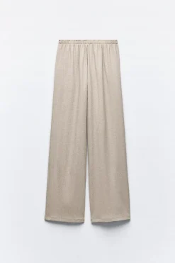 Clearance PANTALÓN RECTO TEXTURA Mujer Pantalones